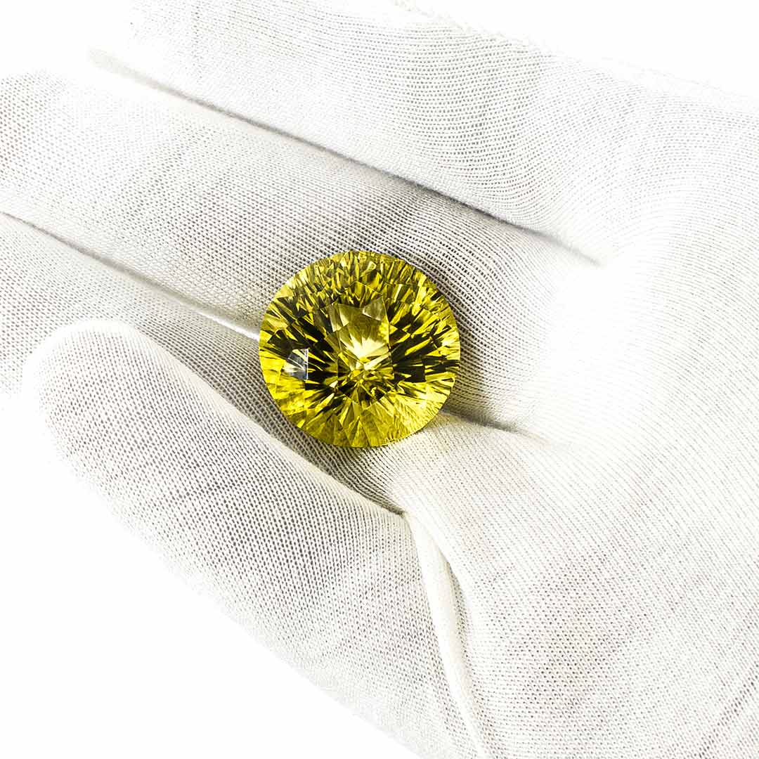 Natural Lemon Quartz Round | 35.92cts