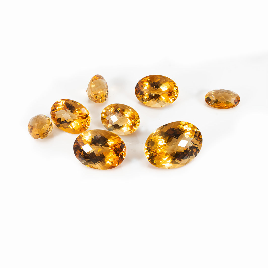 Natural Citrine Calibrated Ovals | 7x9mm & 8x10mm