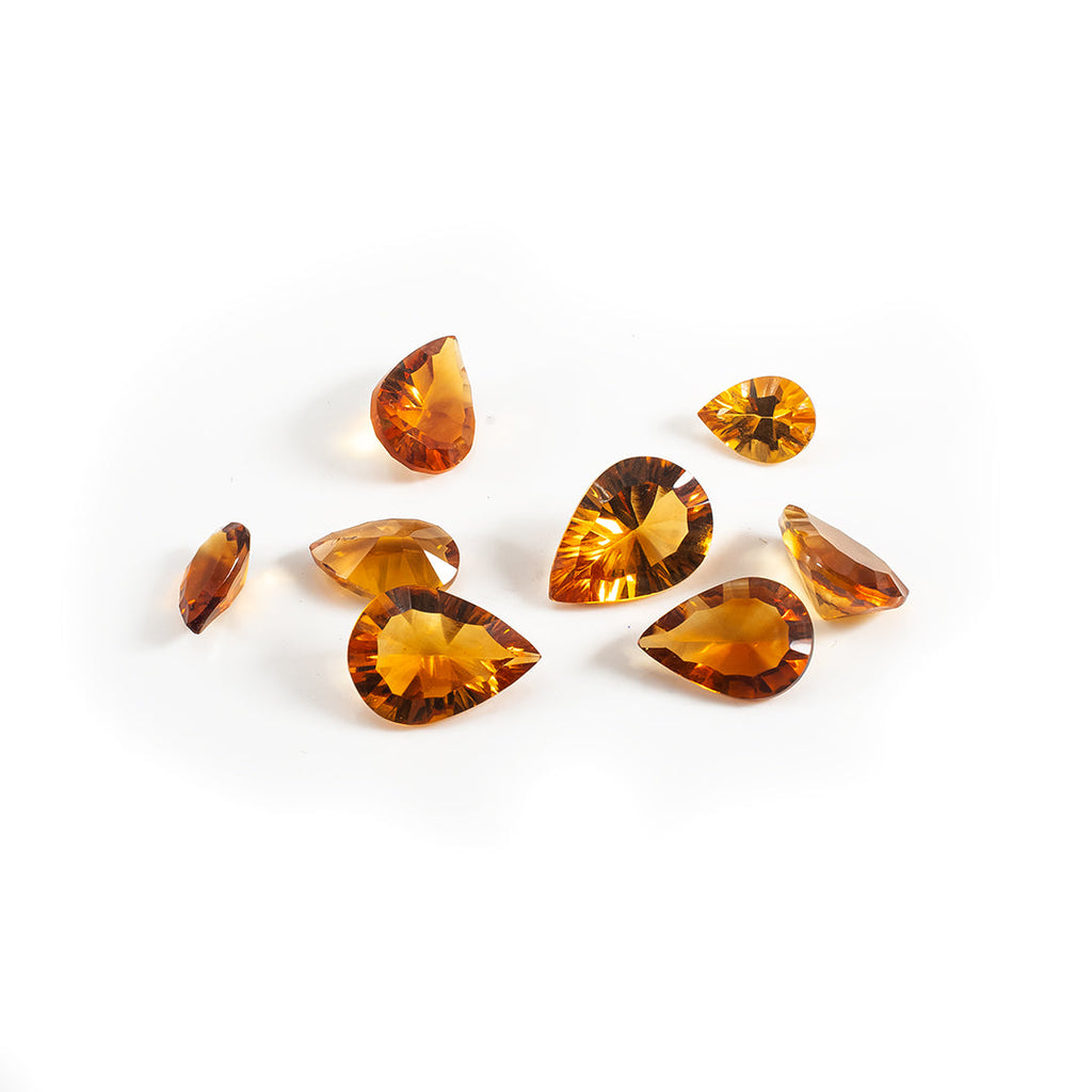 Natural Citrine Calibrated Pears | 7x9mm & 8x10mm