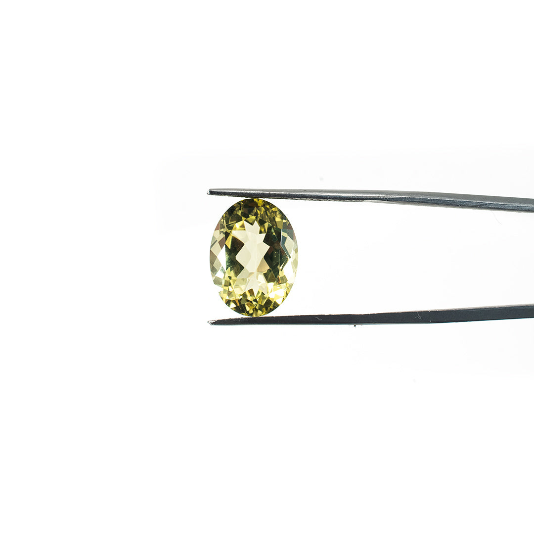 Natural Lemon Quartz Ovals Matching Pair | 18.05cts