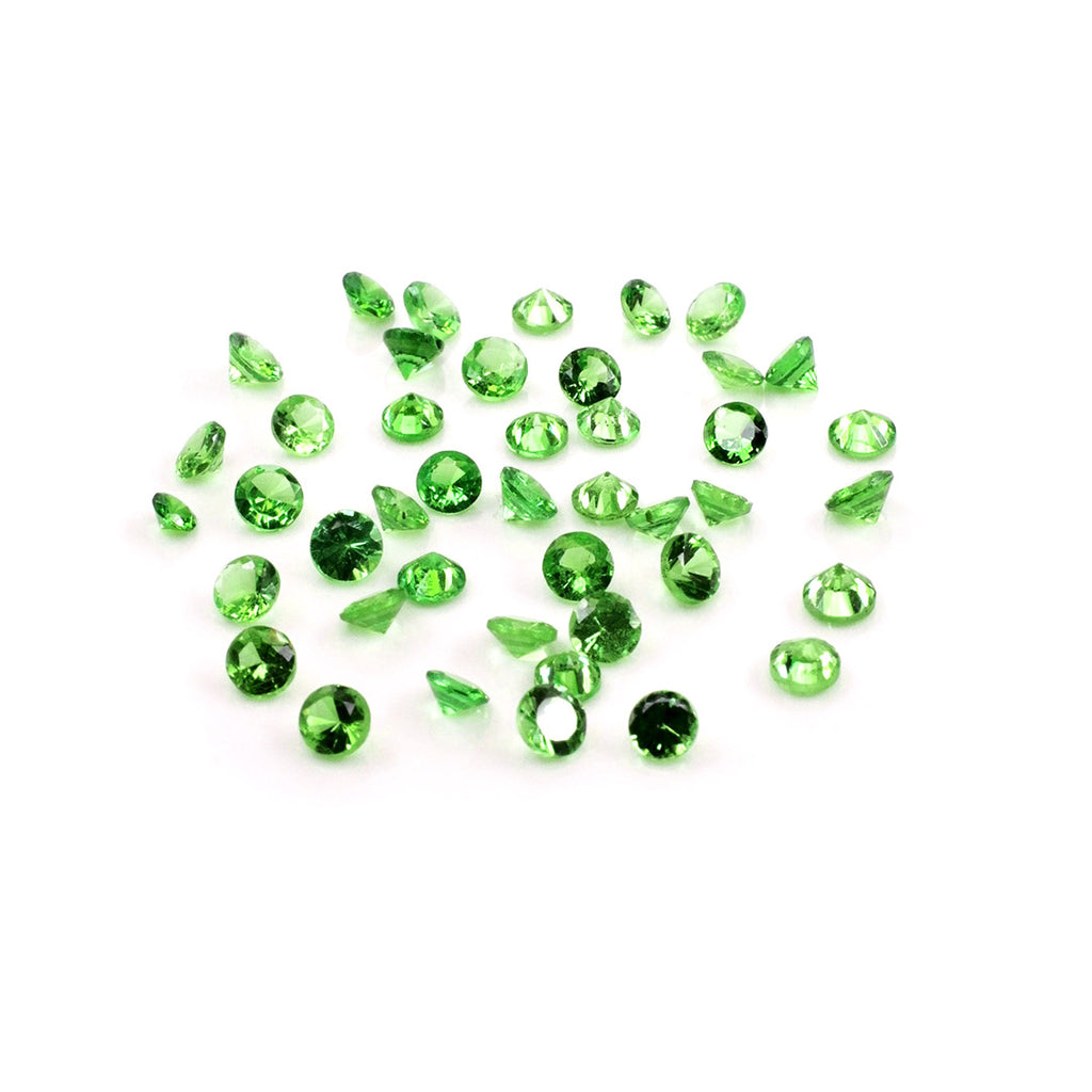 Natural Tsavorite Calibrated Round | 4mm & 4.5mm