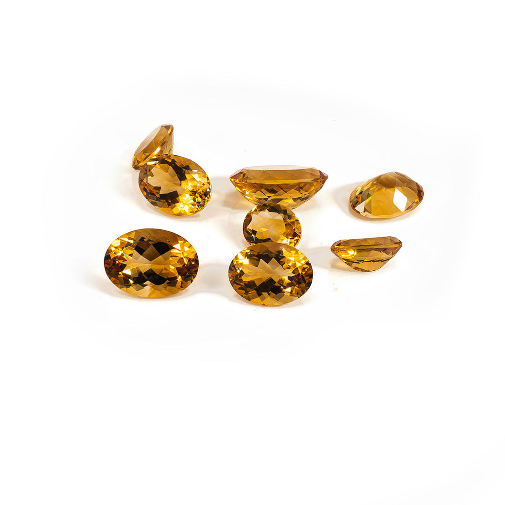 Natural Citrine Calibrated Ovals | 9x11mm & 10x12mm