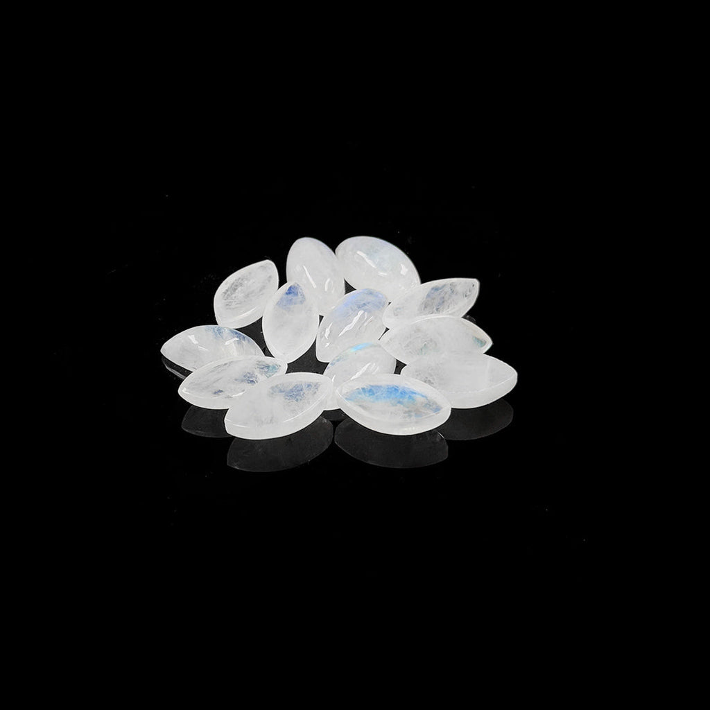 Natural Moon Stone Calibrated Cabochons Marquise | 6x12mm & 7x14mm