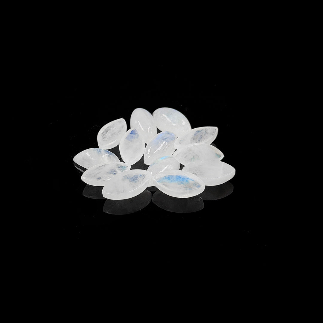 Natural Moon Stone Calibrated Cabochons Marquise | 6x12mm & 7x14mm