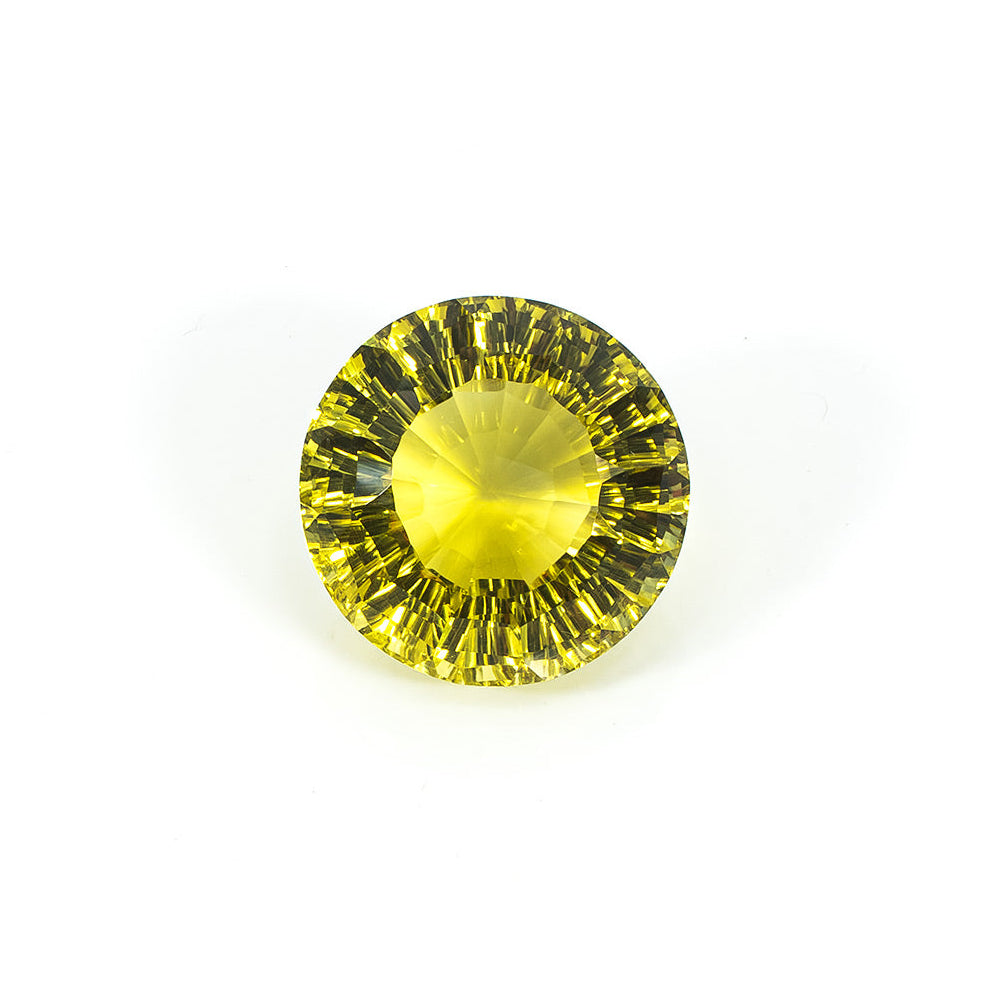 Natural Lemon Quartz Fancy Round | 47.52cts