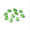 Natural Tsavorite Calibrated Cabochon Ovals | 5x7mm & 6x8mm