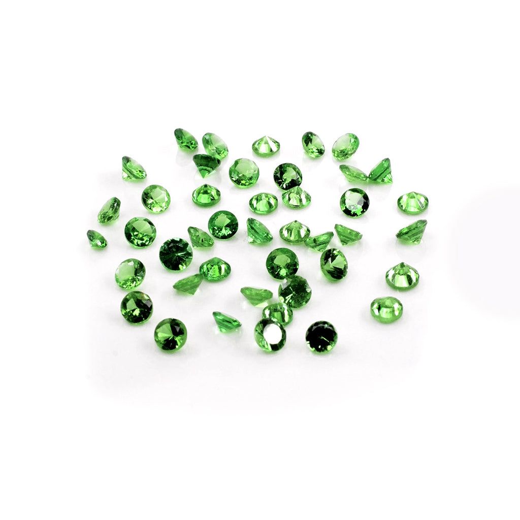 Natural Tsavorite Calibrated Round | 3mm & 3.5mm