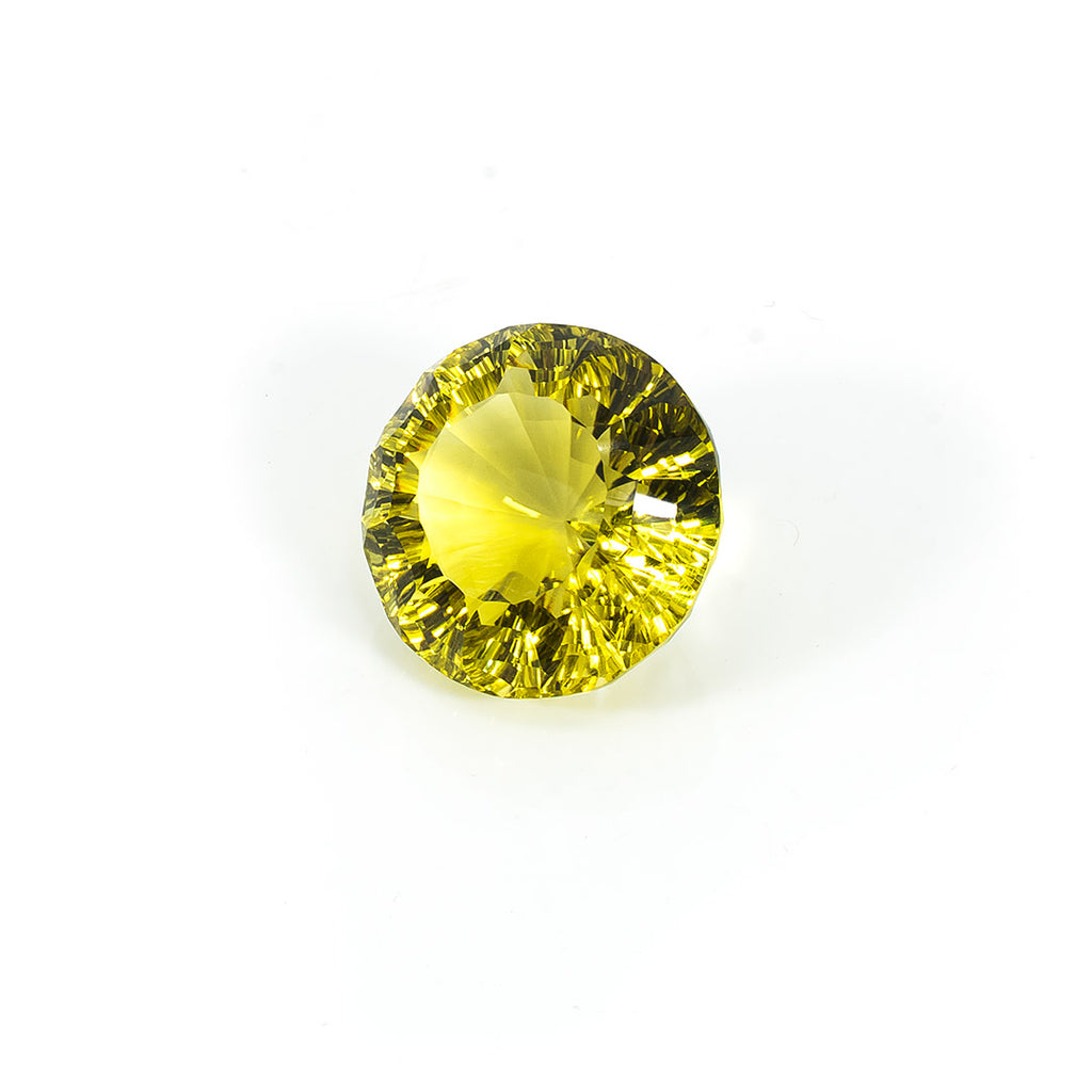 Natural Lemon Quartz Fancy Round | 47.52cts