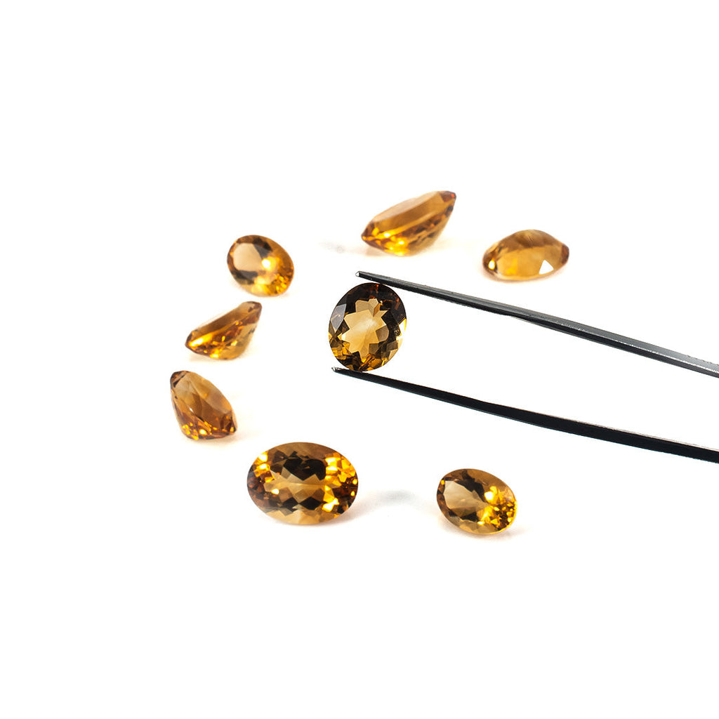 Natural Citrine Calibrated Ovals | 5x7mm & 6x8mm