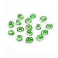 Natural Tsavorite Calibrated Cabochon Ovals | 9x10mm & 10x11mm