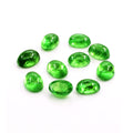 Natural Tsavorite Calibrated Cabochon Ovals | 9x11mm & 10x12mm
