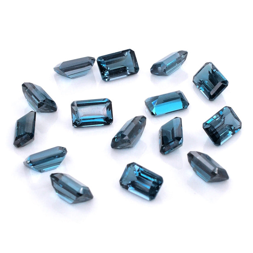 Natural London Blue Topaz Calibrated Octagons | 5x7mm & 6x8mm