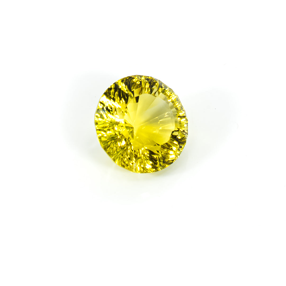 Natural Lemon Quartz Fancy Round | 47.52cts