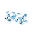 Natural Blue Topaz Calibrated Rounds | 3mm & 4mm