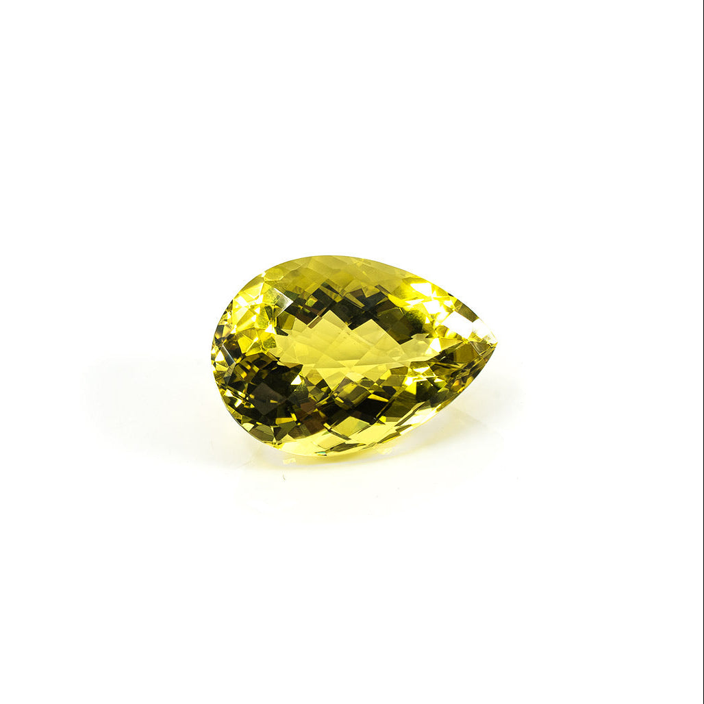 Natural Lemon Quartz Pear | 49.40cts