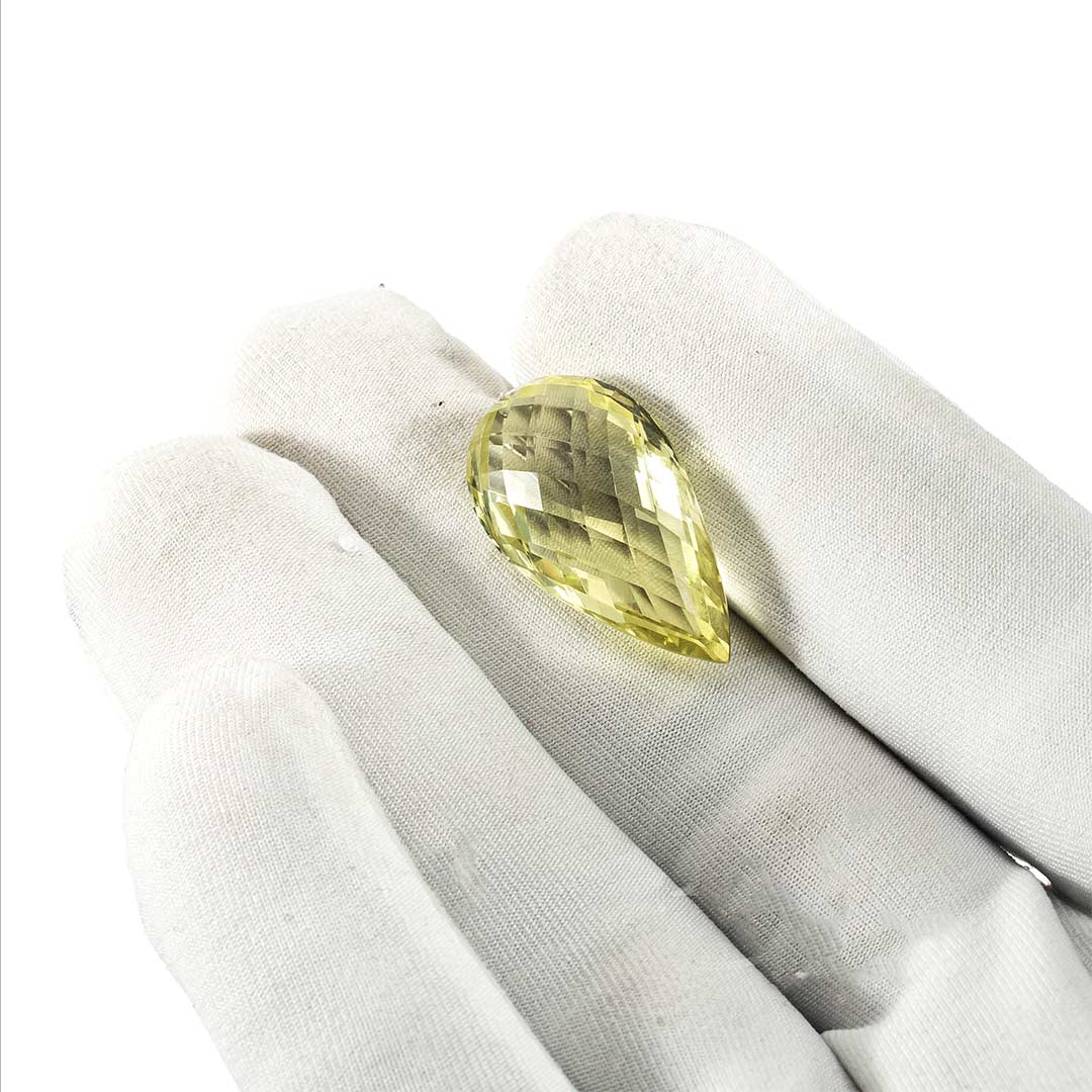 Natural Lemon Quartz Pears Matching Layout | 45.82cts