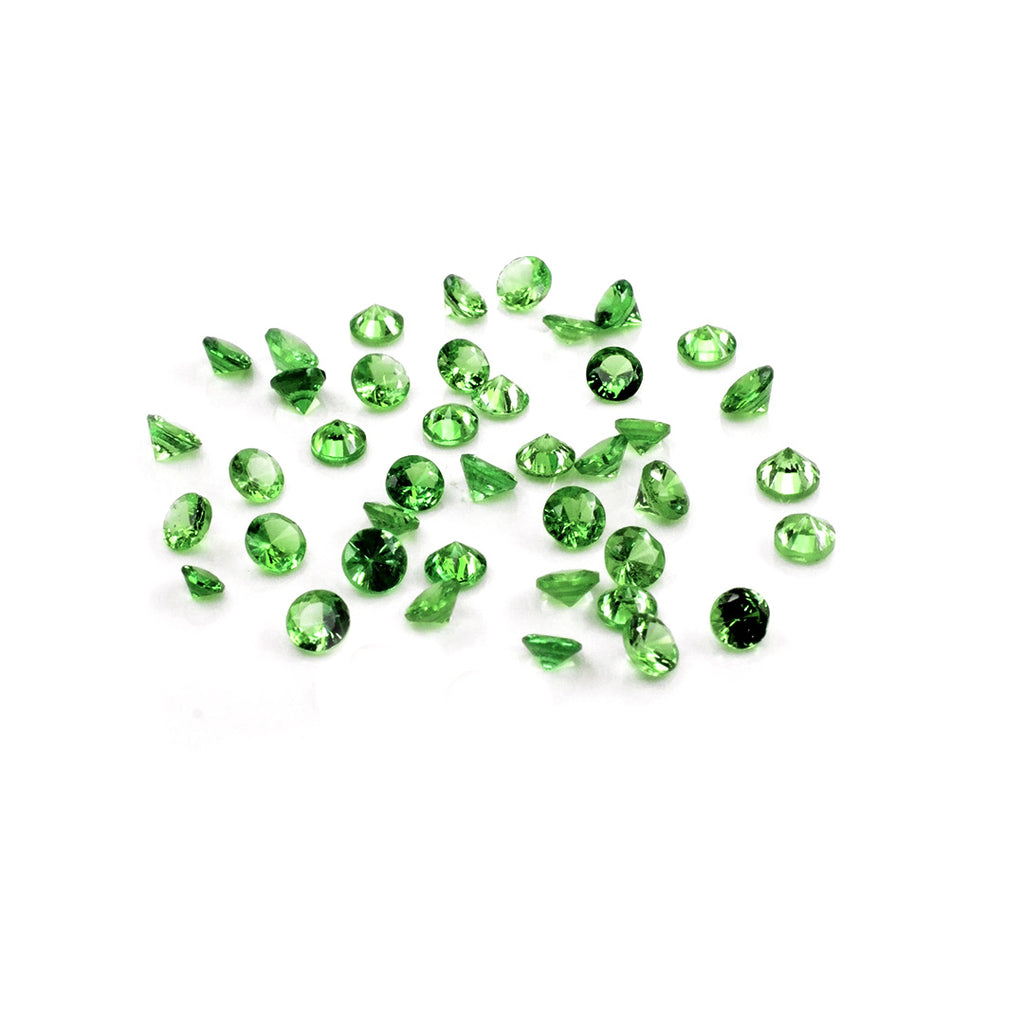 Natural Tsavorite Calibrated Round | 4mm & 4.5mm