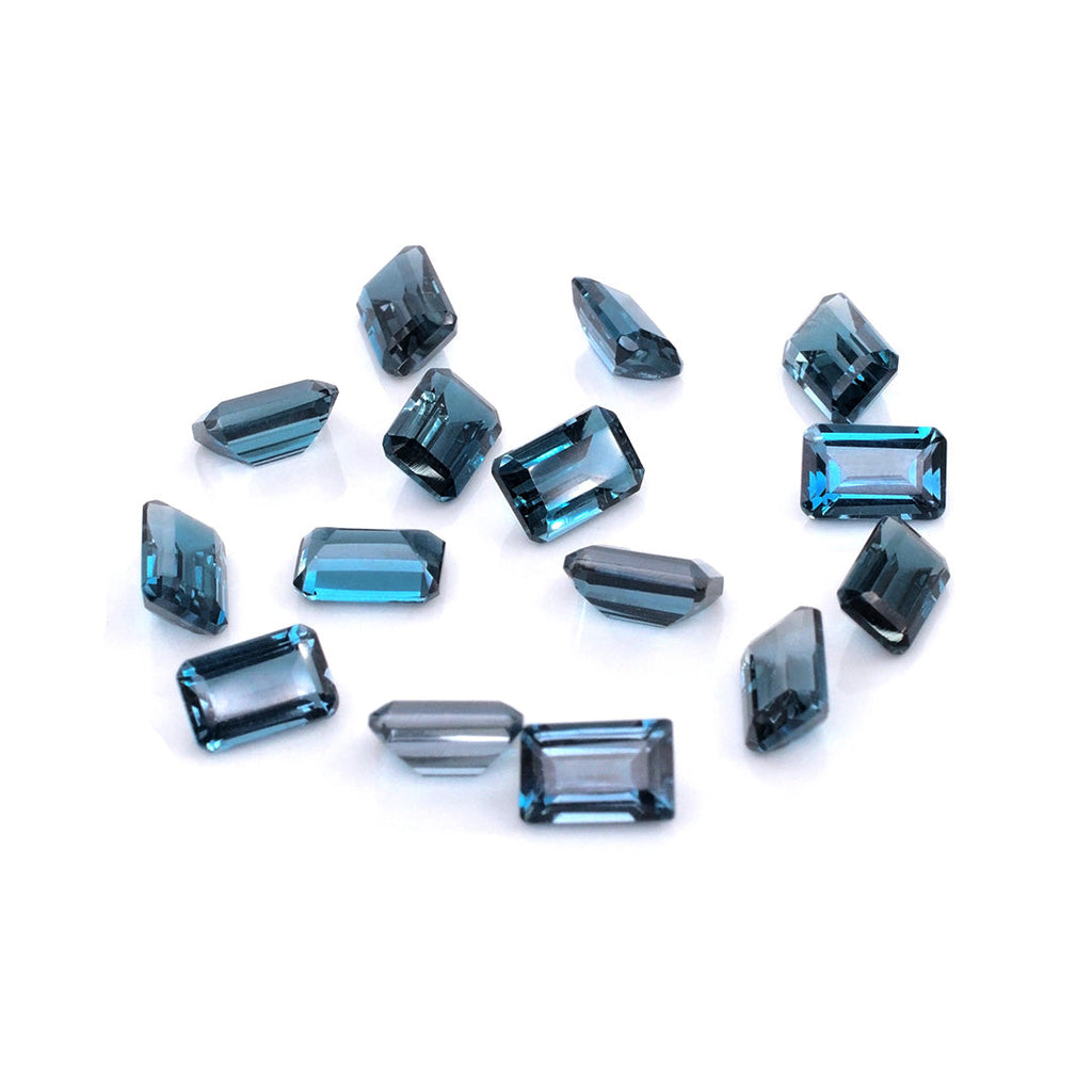 Natural London Blue Topaz Calibrated Octagons | 5x7mm & 6x8mm
