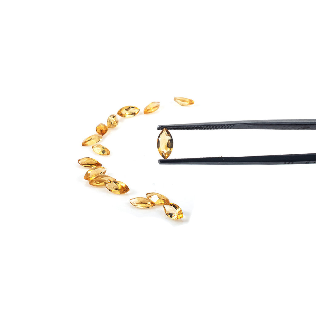 Natural Citrine Calibrated Marquise | 2.5x5mm & 3x6mm