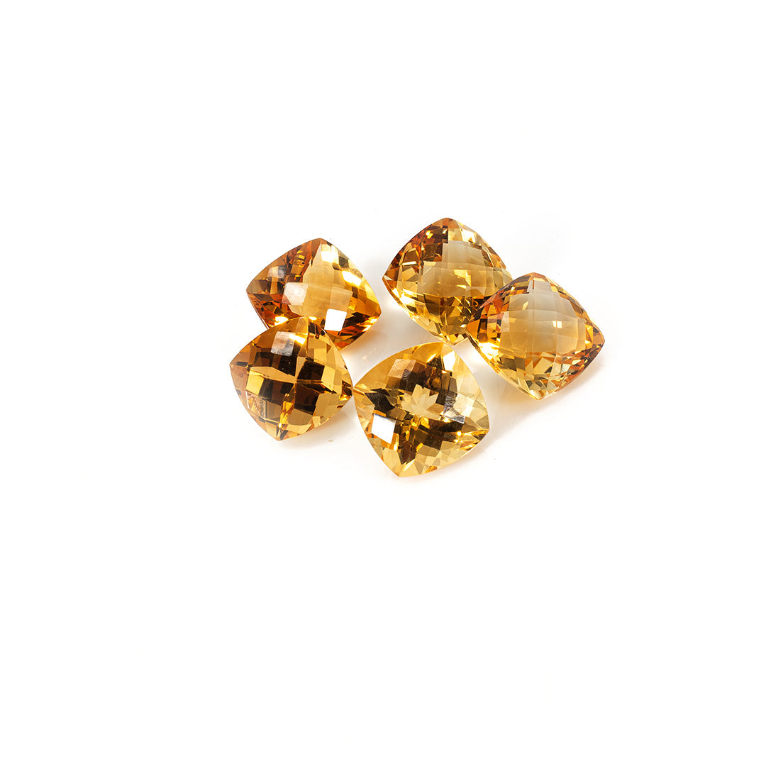Natural Citrine Calibrated Cushions | 9mm & 10mm