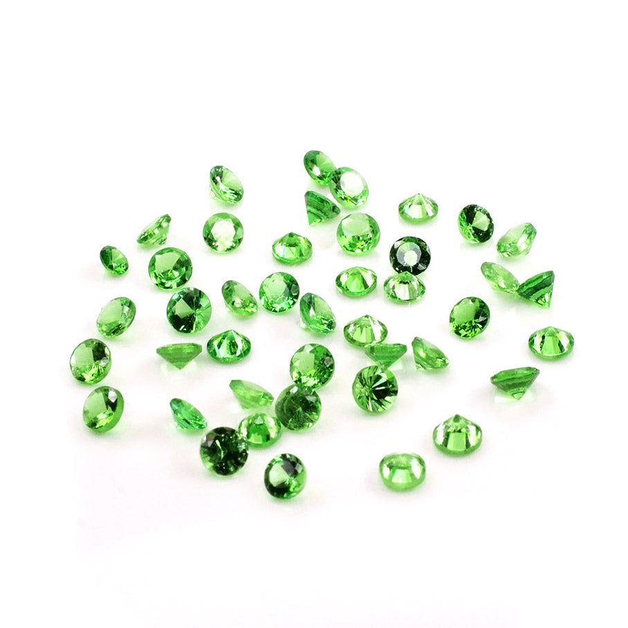 Natural Tsavorite Calibrated Round | 4mm & 4.5mm
