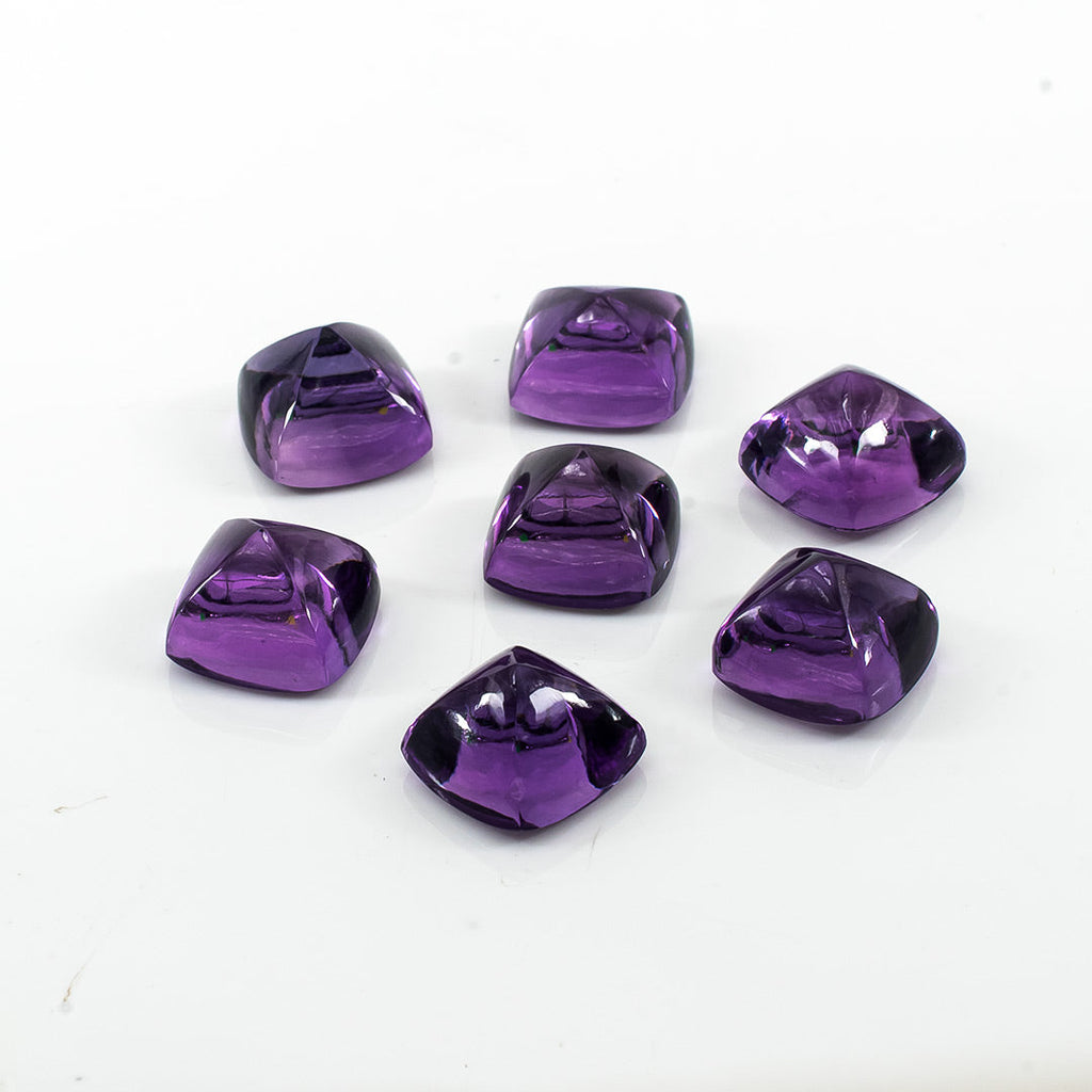 Natural Brazil Amethyst Calibrated Sugar Loafs | 8mm & 9mm