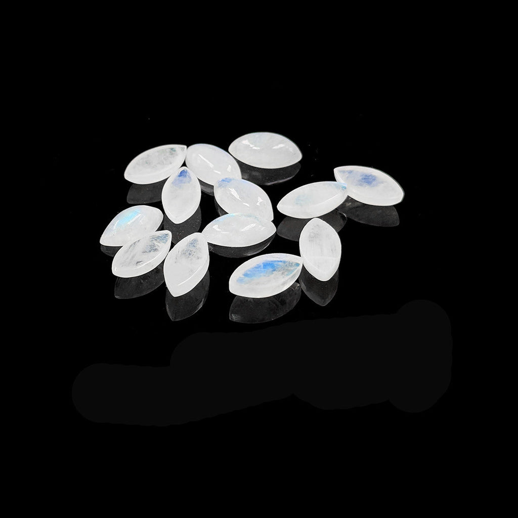 Natural Moon Stone Calibrated Cabochons Marquise | 6x12mm & 7x14mm