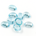 Natural Blue Topaz Calibrated Cabochon Ovals | 7x9mm & 8x10mm