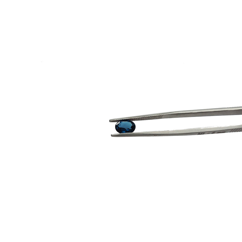 Natural London Blue Topaz Calibrated Oval | 6x7mm - 7x9mm