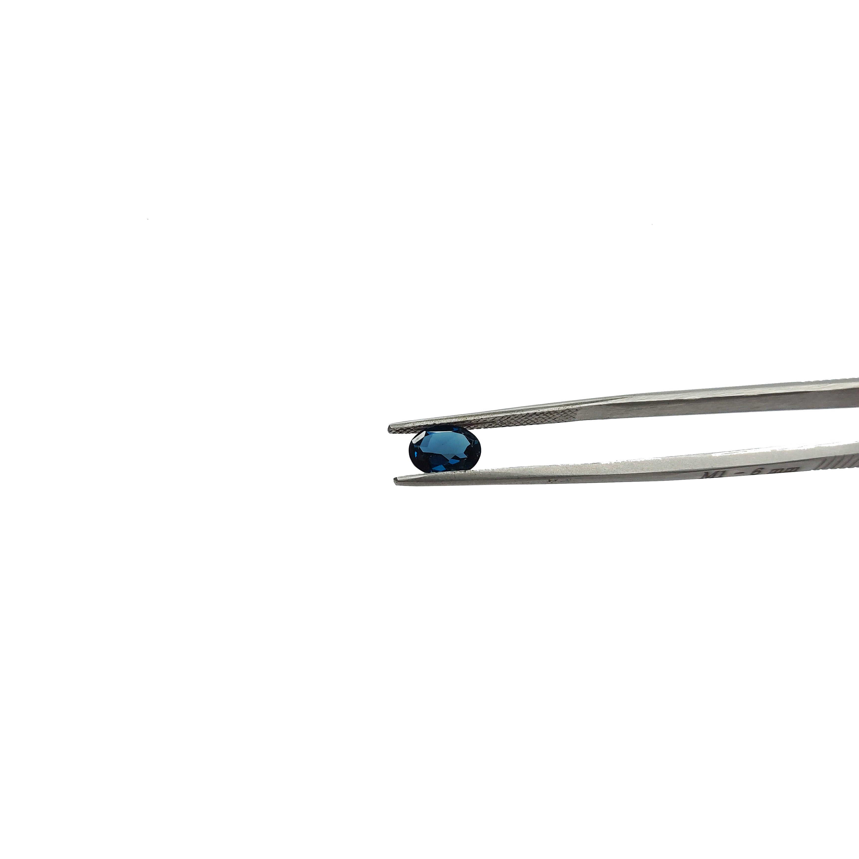 Natural London Blue Topaz Calibrated Oval | 6x7mm - 7x9mm
