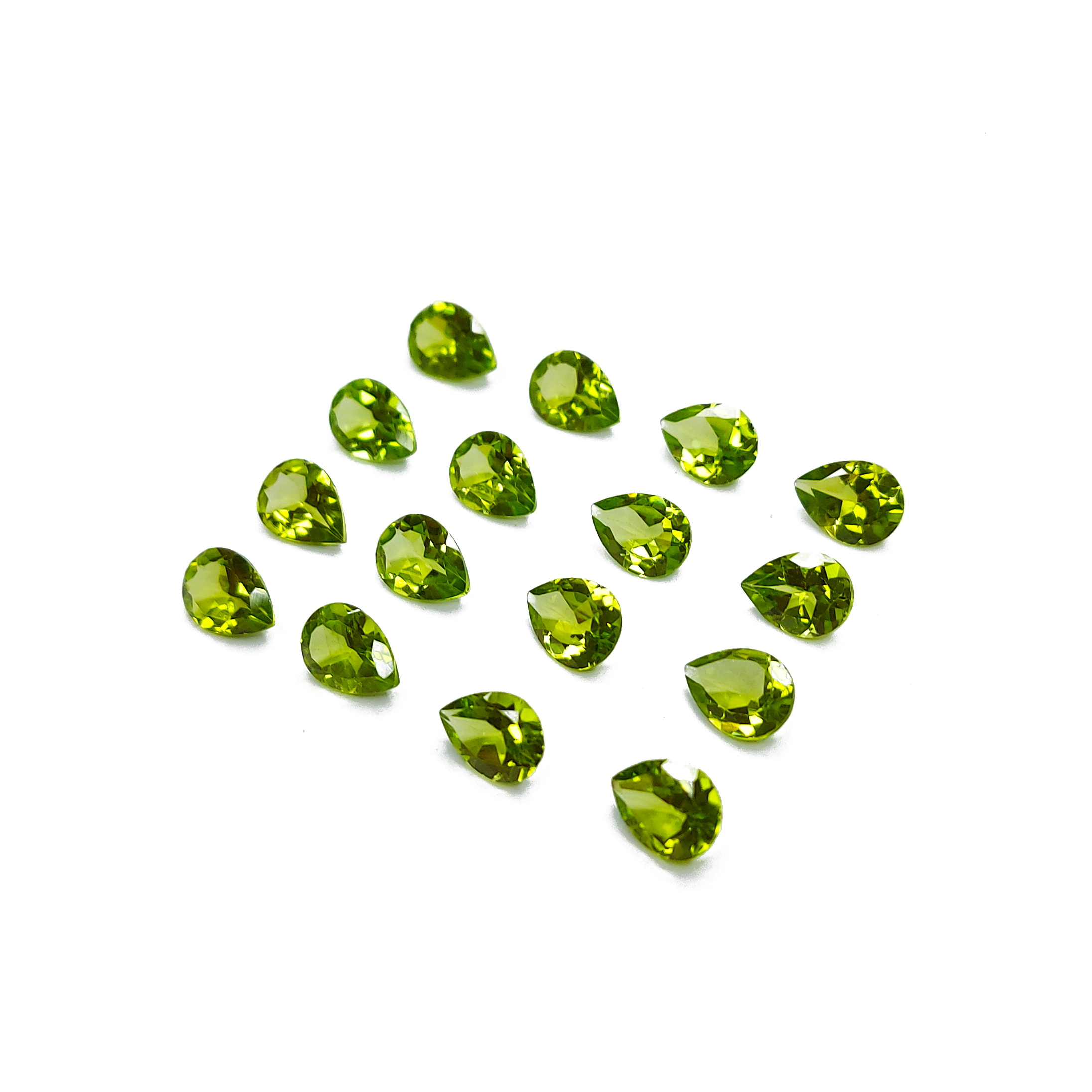 Natural Peridot Calibrated Pears | 5x7mm & 6x8mm