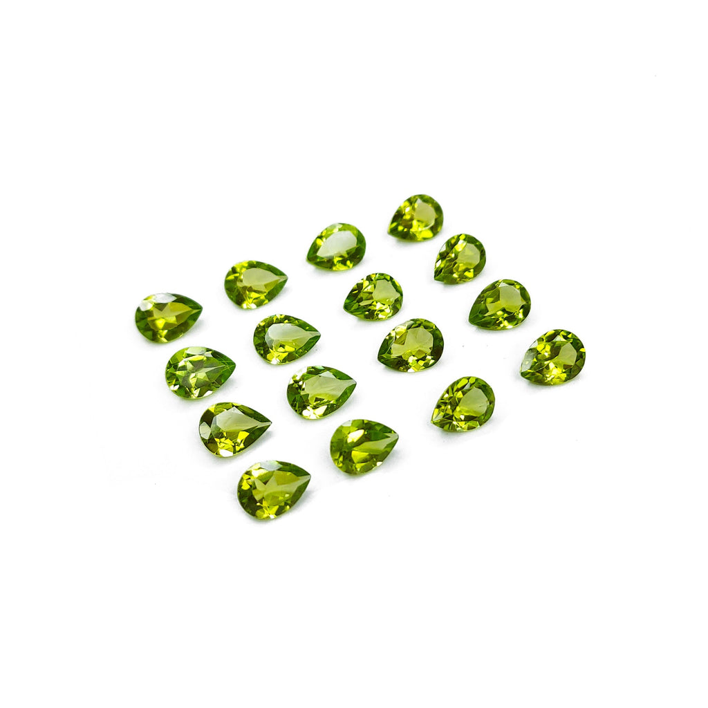 Natural Peridot Calibrated Pears | 5x7mm & 6x8mm