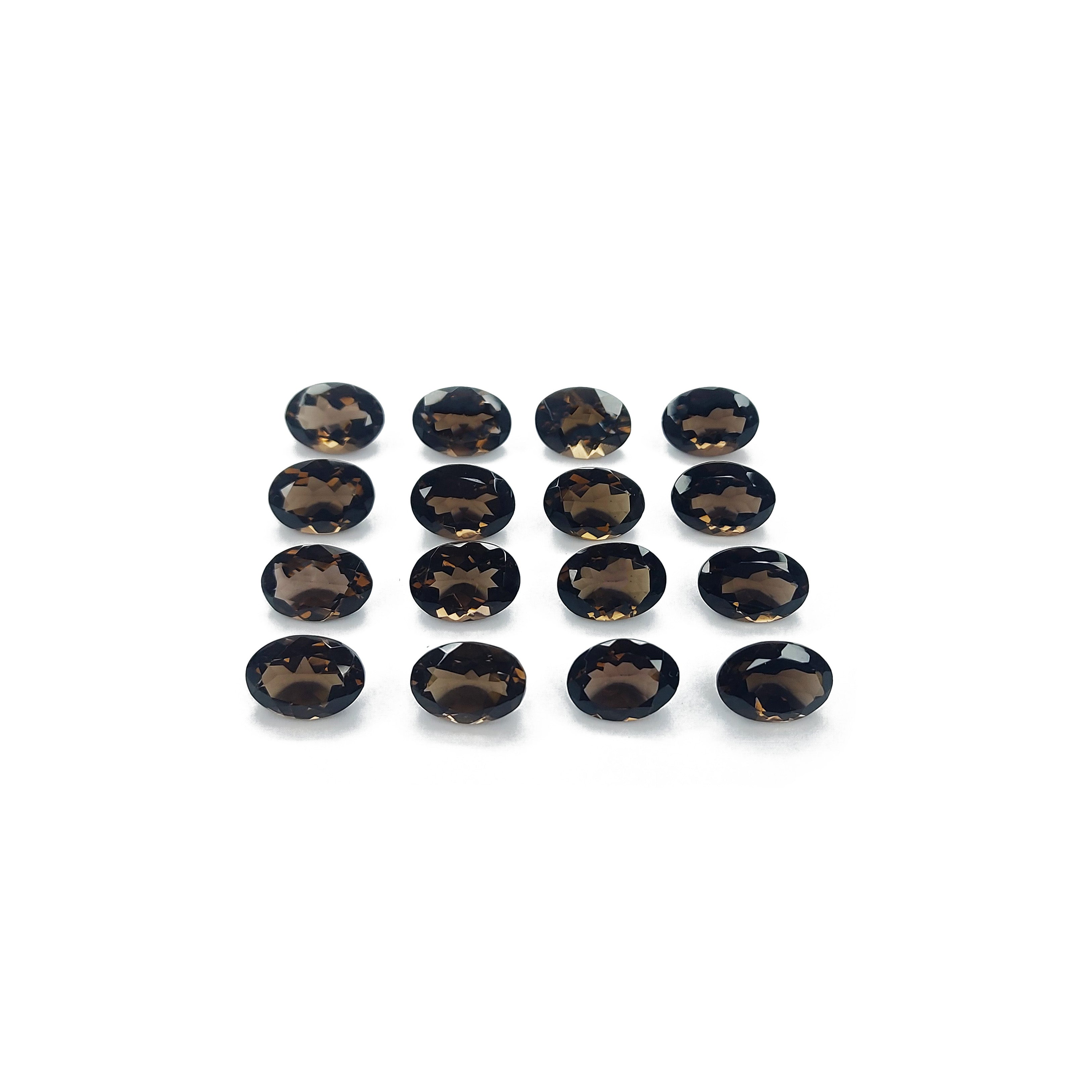 Natural Smoky Quartz Calibrated Ovals | 10x12mm & 10x14mm
