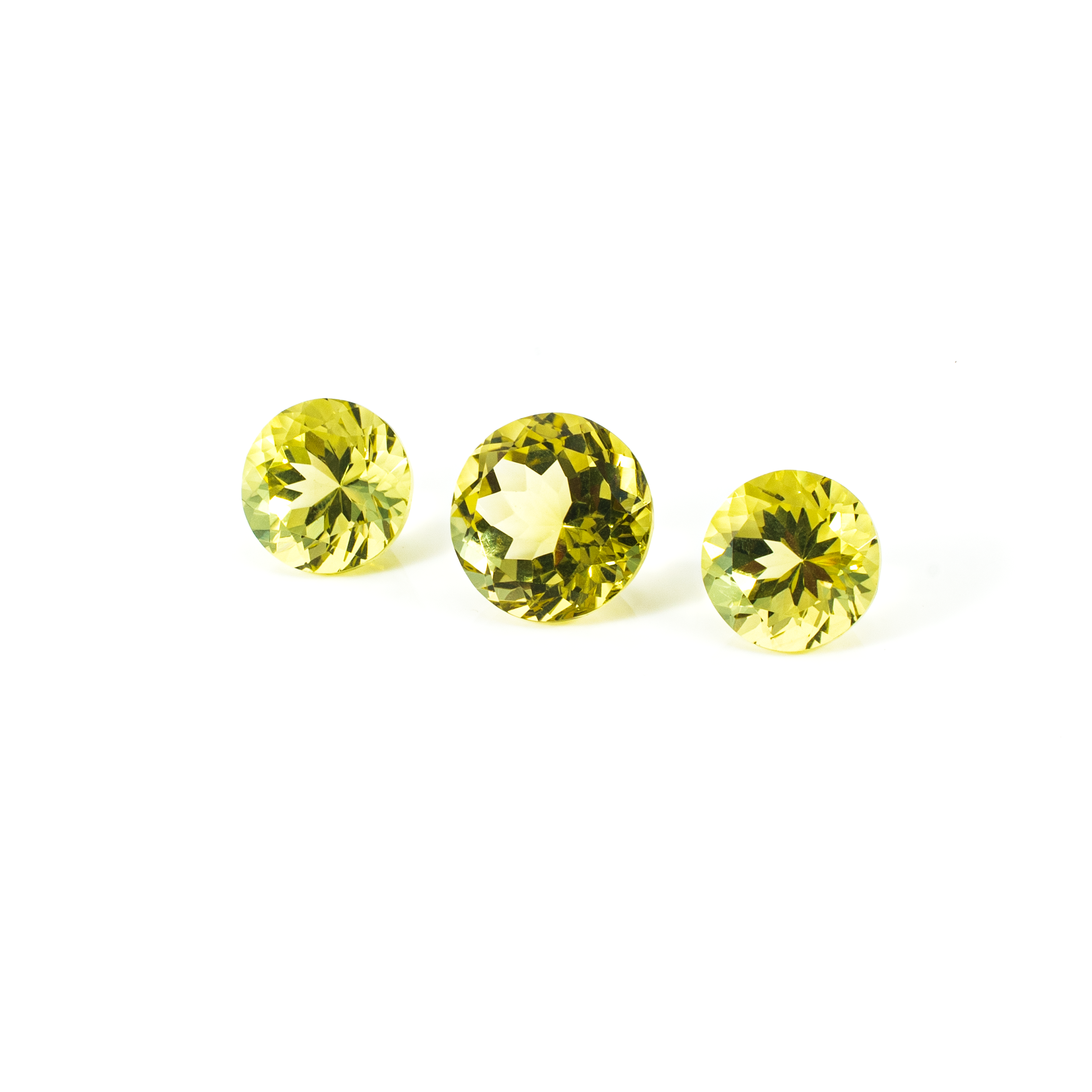 Natural Lemon Quartz Rounds Matching Layout | 29.47cts