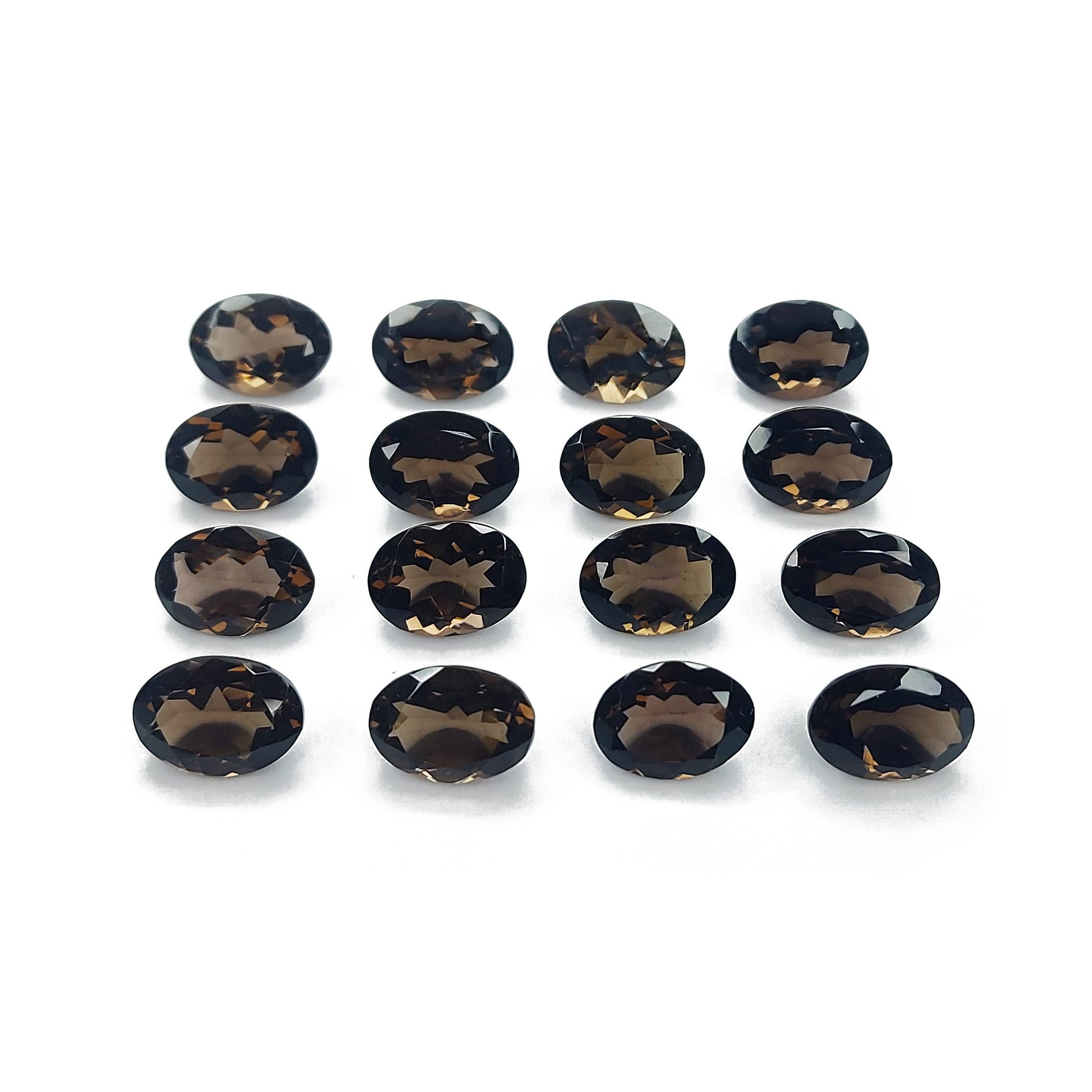 Natural Smoky Quartz Calibrated Ovals | 9x11mm & 10x14mm