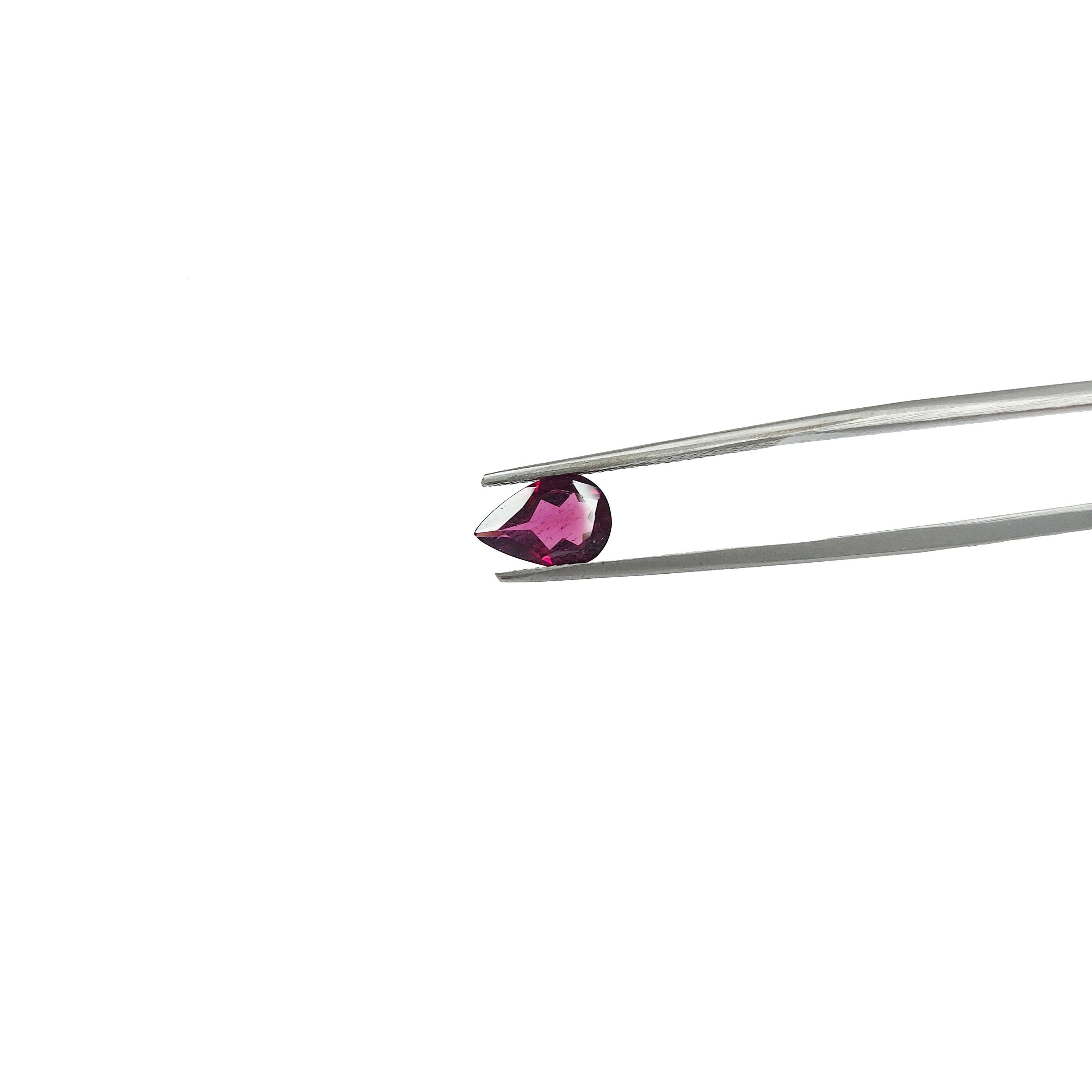 Natural African Rhodolite Calibrated Pears | 4x6mm & 5x7m & 6x8mm