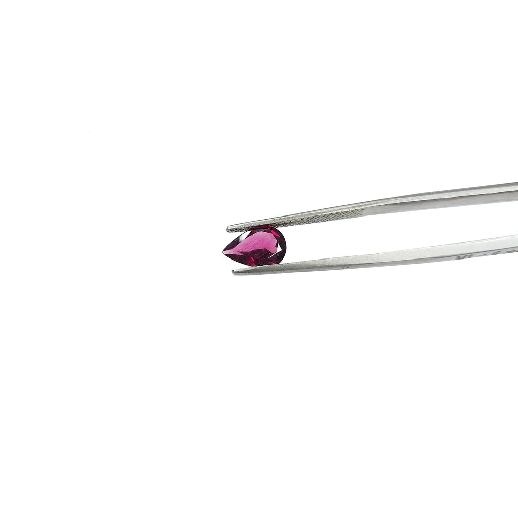 Natural African Rhodolite Calibrated Pears | 4x6mm & 5x7m & 6x8mm