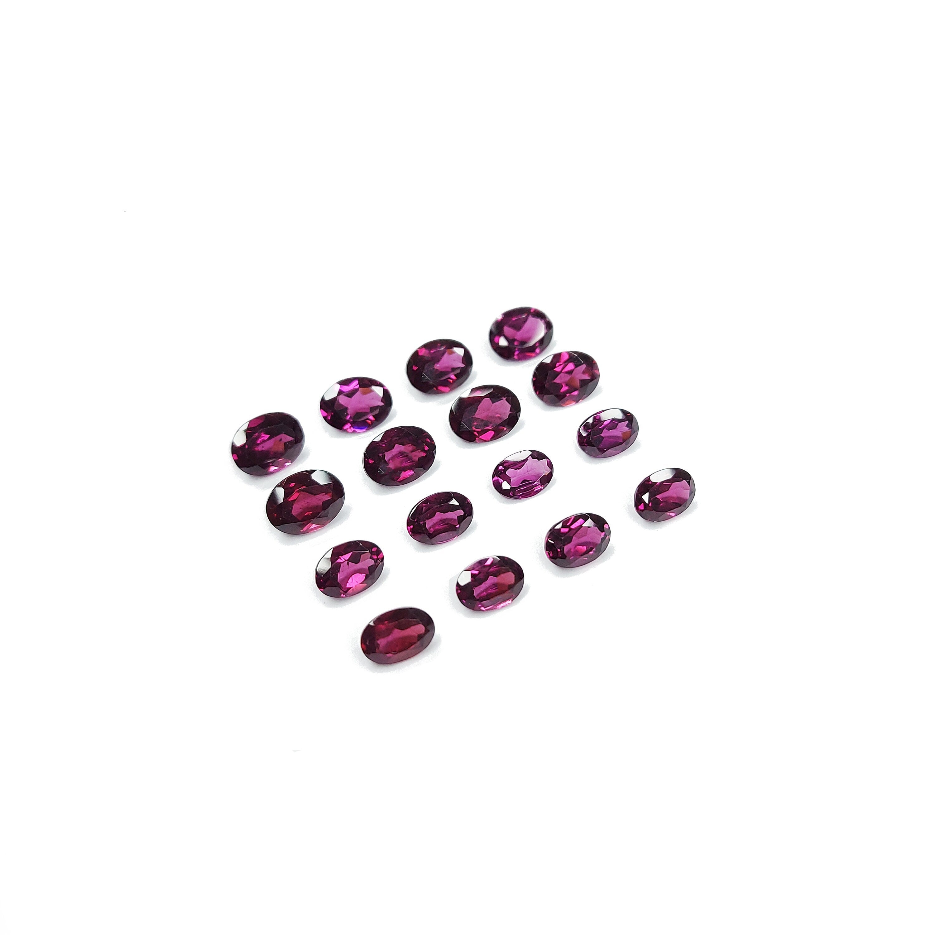 Natural African Rhodolite Calibrated Ovals | 5x7mm & 6x8mm