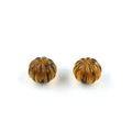 Natural Beer Quartz Fancy Watermelon Carvings Matching Pair 35.25cts
